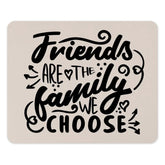 Friends Family Mouse Pad, Inspirational Quote Desk Decor, Best Friend Gift, Friendship Mousepad, Office Accessories, Computer Mat - Tawshia
